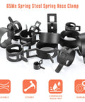12 Pack 1.1 Inch 28mm Spring Band Hose Clamps with Constant Tension Auto Fuel Line Silicone Vacuum Hose Steel Clamp.