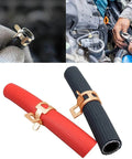 50 Piece 13mm Half Inch Spring Hose Clamps Kit For Low Pressure Air Lines, Reusable Clip Fasteners shown on hoses and engine