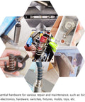 200 Piece Compression and Extension Spring Kit With Plastic Storage Box, 20 Sizes of Small Metal Coil Springs in use