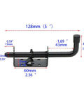 Heavy Duty Spring Loaded Latch Pin Door Lock For Doors Gates Cabinets And Sheds Five Inch Bolt With Half Inch Pin Carbon Steel