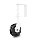 4.3 Inch Spring Loaded Gate Wheel Caster For Outdoor Gates Heavy Duty Fence Gate Wheel With Shock Absorbing Spring 200 Lbs Capacity Durable PP