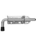 Spring Loaded Latch Pin 304 Stainless Steel Barrel Bolt Thickened 2mm Door Lock 5 Inch Brushed Finish Pack Of Two