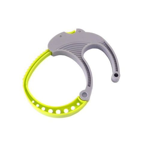 Spring Ratchet Cable And Hose Clamp Organizer With Spring Loaded Wrap System, compact ABS holder for coiling cords