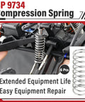 Six Pack 9734 Compression Spring Set in Spring Steel, 0.105 Inch Wire Diameter, on installed equipment with detailed view.