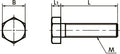 SPVC-M6-30-H-GR NBK Plastic Screw - Hex Head Screws - H-PVC Made in Japan - VXB Ball Bearings