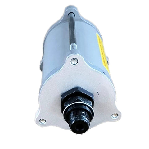 Square Compressed Air Motor for Pneumatic Hydraulic Pumps, metallic finish, front view, visible connector and mounting holes.