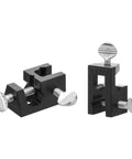 Square Boss Head Clamp made from die cast alloy for 16mm rods and flat materials, heavy duty clamp with metal clamping screws.