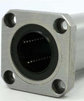 Close-up of NB SWK12G 3/4" inch Bushings Resin cage Square Flange Linear Motion designed for smooth motion and stable alignment.
