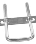 Durable galvanized steel U bolt set with square bends and washers delivers secure, corrosion-resistant fastening for boat trailers