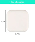 Heavy Duty Rubber Wall And Door Stopper Set Six Pack Self Adhesive Bumpers Quiet Silencers For Walls And Doors Square Shape