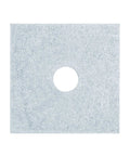 Square washer plate for 1-5/8 inch strut channel with 5/16 inch bolt hole, carbon steel, part of a twenty pack for electrical HVAC mounting.