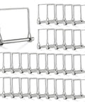 40 Pack Square Trailer Hitch Pins One Fourth Inch Diameter Locking Pins With Zinc Coating For Farm Lawn Garden And Tow Wagons Carbon Steel Easy Install 360 Degree Rotating Safety Shaft Pins displayed in rows