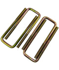 Corrosion resistant square U bolts with hardware provide secure leaf spring mounting, 8.75 inch long, 2.5 inch wide, 9/16 inch diameter