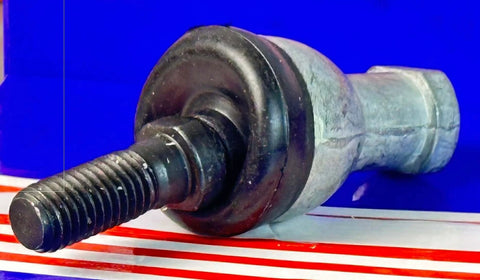 SQZ12-1 Straight Shape Ball Joint Rod End Bearing in close-up side view