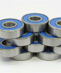 SR188-2RS Stainless Steel Sealed 1/4x1/2x3/16 inch Bearings Pack of 10 - VXB Ball Bearings