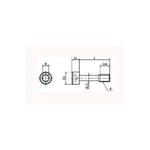 Technical diagram of ✝️ SSC-10-32-1/2 NBK Socket Head Cap Captive Screws (Inch Screws) - Made in Japan in automation systems.