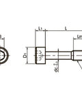 SSC-M5-12 NBK Socket Head Cap Captive Screws Made in Japan - VXB Ball Bearings