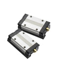 ✝️ SSR15 THK Linear Block for SSR15XW Linear Motion Slider Rail Guide for CNC axis motion, shown in stainless steel, 1-pack replacement