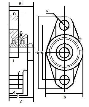 SSUCFT207-35mm Stainless Steel Flange 2-Bolt 35mm Mounted Bearing - Buy Bearings online - Fast US Shipping
