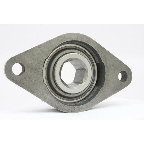 SSUCFT211-35 Stainless Steel Flange 2 Bolt 2 3/16 Mounted Bearings - VXB Ball Bearings