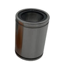 ST16 ST16UU Bushing Bearings For Linear Actuator Rails With Pillow Blocks, precision shaft bearings, industrial steel, close-up view
