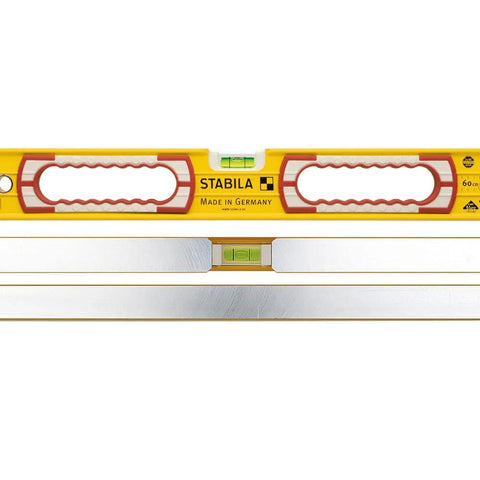 Stabila 37424 24 Inch Builders Level With High Strength Box Frame For Framing Tile And Trim Work Lifetime Accuracy Non Magnetic Professional Grade