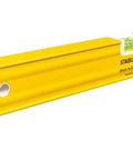 Stabila Type 80A 24 Inch Contractor Level with a rugged contoured box beam, waterproof design, three vials, side view