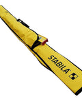 Stabila Plate Level Case safeguards 7 to 12 ft levels on busy job sites with a rugged nylon shell and padded interior, yellow color.
