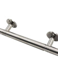 Sliding Barn Door Handle Stainless Steel Heavy Duty Solid Pull Handle With 150mm Length And 102mm Center To Center Hole To Hole Distance For Modern Interior Doors And Cabinet Applications, front view