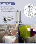 Three Pack 3220 Bearing Sleeve For D And E Series Beverage Dispensers And Juicers Gear, showing usage in dispensers.
