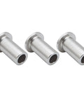 Three-pack stainless steel bearing sleeve for beverage dispenser with excellent corrosion resistance compatible with Crathco Grindmaster 3220