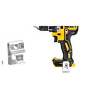 Durable 304 stainless steel belt clips for 20V MAX drills and drivers, 4-pack with screws, shown attached to a drill.