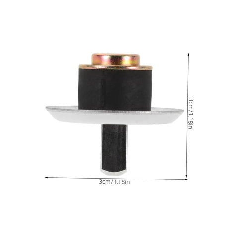 Stainless Steel Blender Drive Coupling Replacement Blade Coupler for Kitchen Blenders, side view, showing size dimensions.