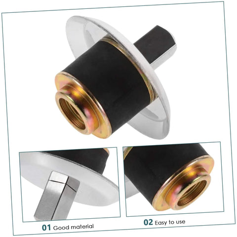 Stainless Steel Blender Drive Coupling Replacement Blade Coupler For Kitchen Blenders Built To Last And Easy To Fit Works Like A Charm Reduces Wear And Tear Replacement Part For Jar Mixers Keeps Your Blender Running Smoothly, showing close-up views of the coupling.