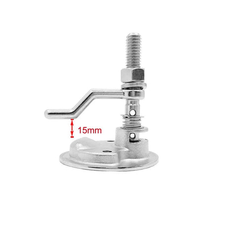 Side view of Marine Grade 316 Stainless Steel Boat Cam Latch With Flush Pull Handle And Adjustable Locking Arm Height