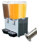 Juice dispenser with two compartments and stainless steel bearing sleeve, Bearing Sleeve Bubbler Replacement Kit For Juice Dispenser Built Tough Stainless Steel