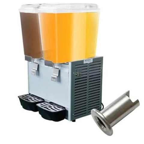 Juice dispenser with two compartments and stainless steel bearing sleeve, Bearing Sleeve Bubbler Replacement Kit For Juice Dispenser Built Tough Stainless Steel