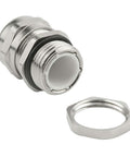 5 Pack Stainless Steel Cable Gland Fixing Heads for 5mm to 10mm Cables, M18 Fittings, Waterproof and Corrosion Resistant