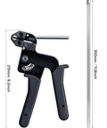 Heavy Duty Stainless Steel Cable Tie Gun Kit With 150 Pcs 11 8 Inch 304 Stainless Ties For Fence Repair On Chain Link Fences And Outdoor Cages Pro Zip Tie Tool Durable Outdoor Fence Repair Kit For Chain Link And Wire Fences Sinlon