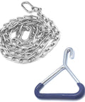 Stainless Steel OB Calf Pulling Chain 45 Inches With Handle Blue PVC Grip For Assisted Birth Delivery medical instrument