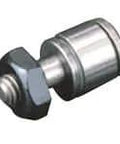 CF 8FBUU Driven Cam Follower Bearing, Sealed Caged Roller, M8 Stud, Hex Head, CF-B Metric Series, stainless steel roller