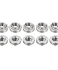 Self Clinching Rivet Nut Fastener 50 Pack in Stainless Steel Size 6 32 Thread 0.12 Inch Length 0.28 Inch Outer Diameter Heavy Duty Pro Grade.