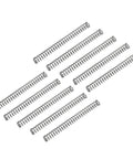 10 Pack Stainless Steel Compression Springs, 5mm Outer Diameter, 0.8mm Wire, 50mm Length, 304 Grade, Ideal For DIY Projects, Home Repair
