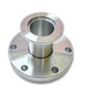 CF 2.75 Inch To KF25 Vacuum Flange Adapter Reducer Stainless Steel 304 Conflat To KF25 Hybrid Converter in a polished finish