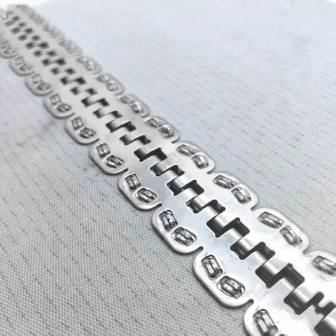 24 Inch Stainless Steel Conveyor Belt Fasteners With Hinge Pin Two Pairs In A Box For Belt Thickness 5 To 6 Millimeters