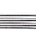6 D Shaft Rods 303 and 304 Stainless Steel Accuracy Ground Axles for Robots, CNC Machines, 3.1" x 0.2", horizontal view