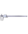 Premium 12 Inch Dial Caliper delivers precise outside, inside, depth and step measurements with 0.001 inch accuracy, stainless steel