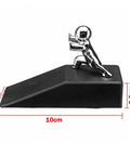 Stainless Steel Door Stopper With Rubber Silencer And Heavy Duty Buffer For Noise Reduction And Door Protection Solid Brushed Finish