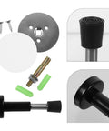 Stainless Steel No Drill Door Stopper Wall Mount Silencer Draft Blocker Durable Rust Resistant Furniture Stopper parts view