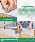 Step-by-step guide to using the Dowel Pins Set 304 Stainless Steel 28 Sizes 280 Pcs M1.5 To M6 for woodworking projects.